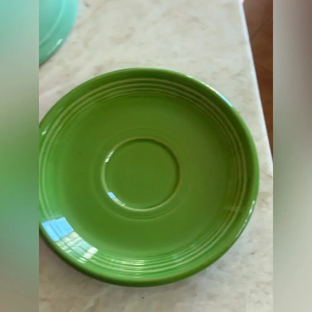 Fiesta Ware saucer small plates x4 Vintage colors